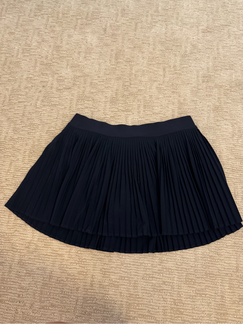 lululemon athletica Navy Pleated Skater Skirt